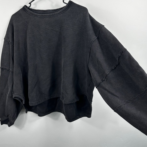 Free People We The Free Total Eclipse Tee In Black Size Small - Picture 7 of 11